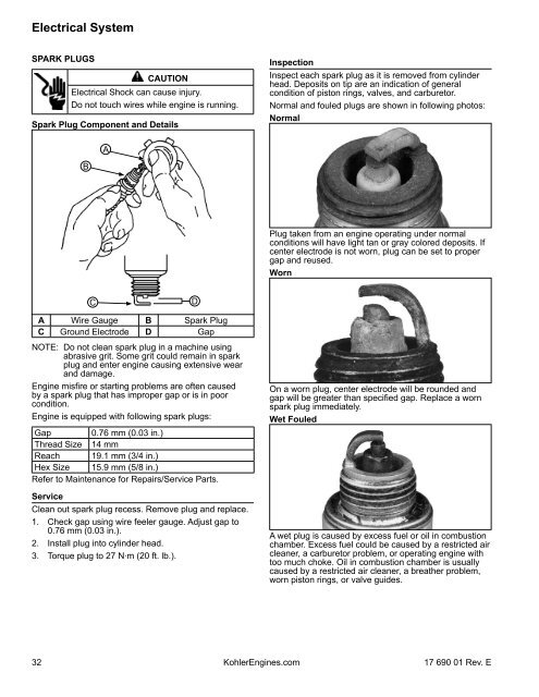 CH260-CH440 Service Manual - Kohler Engines