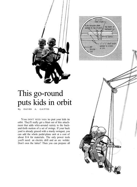 This go-round puts kids in orbit - Vintage Projects