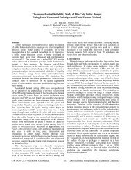 Thermomechanical Reliability Study of Flip-Chip ... - IEEE Xplore