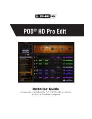 Line 6 POD® HD Pro Edit Installer Guide (Rev. B v1.05) - Musifex