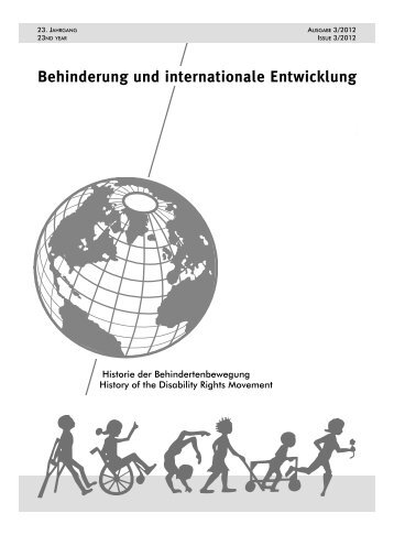 Behinderung und internationale Entwicklung Disability and ...