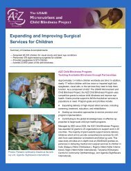 Case Study: Expanding and Improving Surgical Services for Children