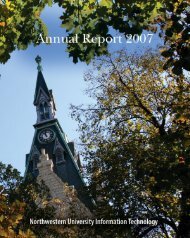 NUIT Annual Report 2006 - Northwestern University Information ...