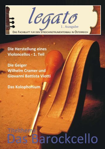 LEGATO Ausgabe 1 - Kerstin Hoffmann & Claudia Rook