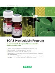 EQAS Hemoglobin Program - QCNet