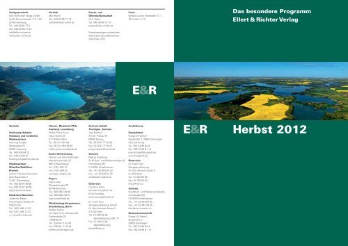 Unser aktuelles Programm - Ellert & Richter Verlag GmbH