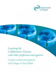 Learning for Collaborative Practice with other professions and ... - Free