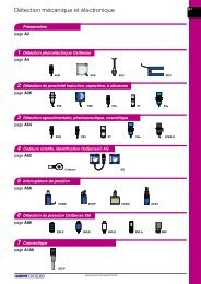 DÃ©tection mÃ©canique et Ã©lectronique - e-Catalogue - Schneider ...