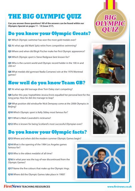 Olympic Games Quiz