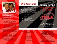 FCCLA Brochure.pdf - Texas FCCLA