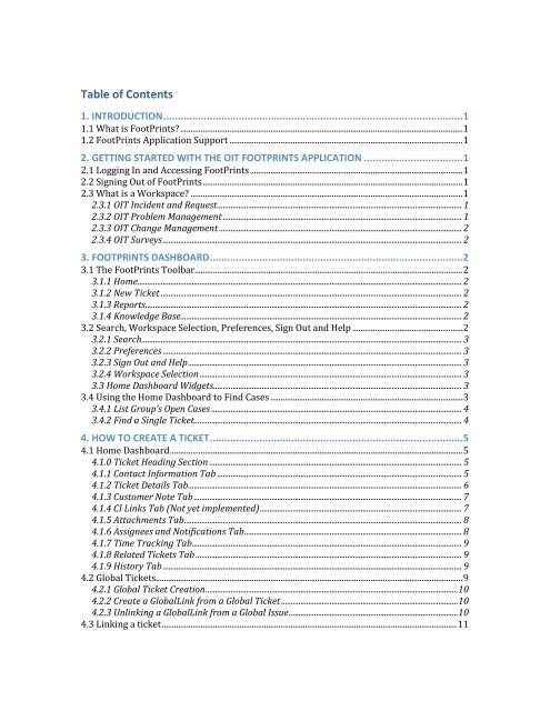 OIT FootPrints Incident and Request User Guide.pdf - Office of ...