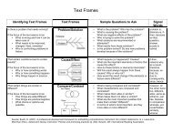 Session 1 Text Frames - Aea 267