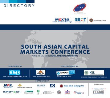 south asian capital markets conference - The Stock Exchange of ...