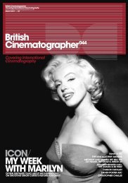British Cinematographer044 ICON/ MY WEEK WITH MARILYN - Imago