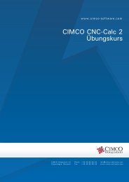 CIMCO CNC-Calc 2 Ãbungskurs