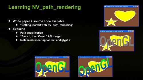 What is path rendering?