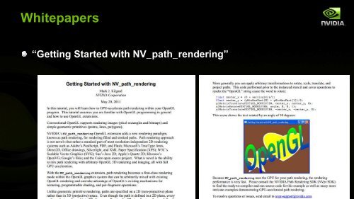 What is path rendering?
