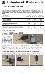 LISSY Receiver 68 620 - Uhlenbrock