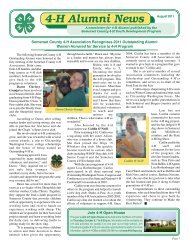 4-H Alumni News - RCE of Somerset County - Rutgers, The State ...