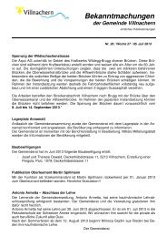 Nr. 26 / Woche 27 / 05. Juli 2013 - Gemeinde Villnachern