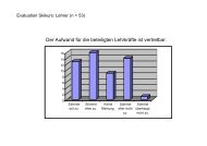 Evaluation Skikurs Lehrer