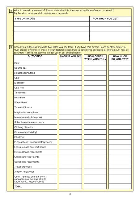 discretionary housing payments application form - Barnsley Council ...