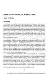 British Marine Industry and the Diesel - Martin's Marine Engineering ...