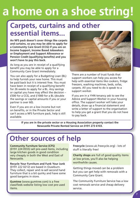Advice and Support news (pdf) - Your Homes Newcastle