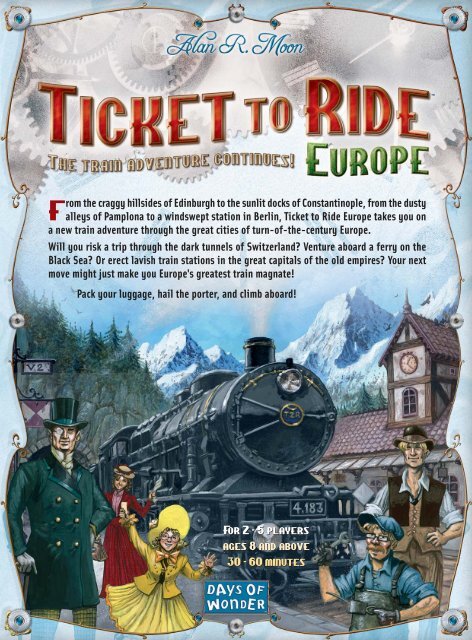 Ticket to Ride: Europa