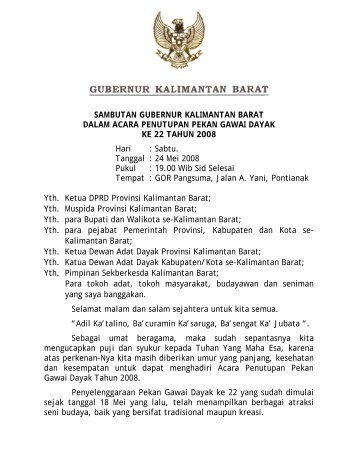 Selamat Pagi dan Salam Damai Sejahtera untuk Kita Semua - E-doc