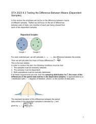 STA 2023 8.3 Testing the Difference Between Means (Dependent ...