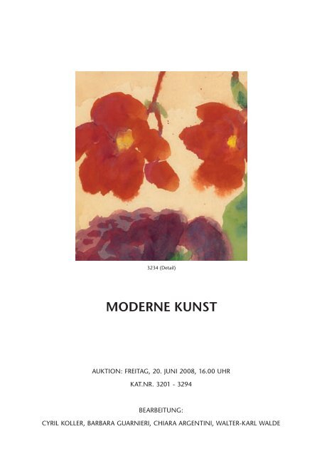 Moderne Kunst Koller Auktionen