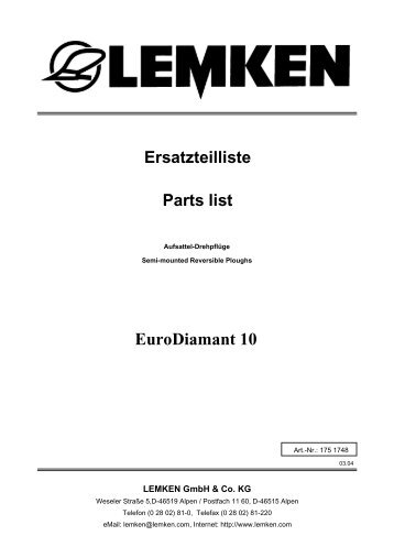 EuroDiamant 10 - Lemken