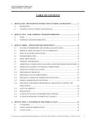 Medical Staff Bylaws Table of Contents 2008 - North Florida ...