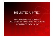 BIBLIOTECA INTEC - Biblioteca Virtual en Salud Rep. Dominicana