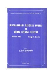 PDF Dosyası - Ankara Üniversitesi Kitaplar Veritabanı