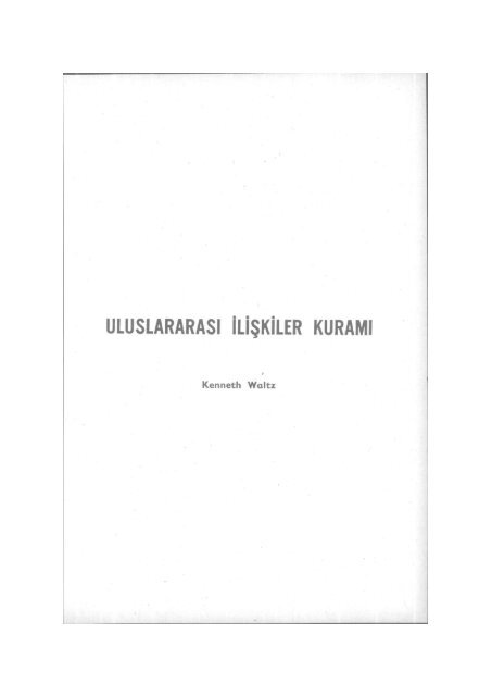 PDF Dosyası - Ankara Üniversitesi Kitaplar Veritabanı