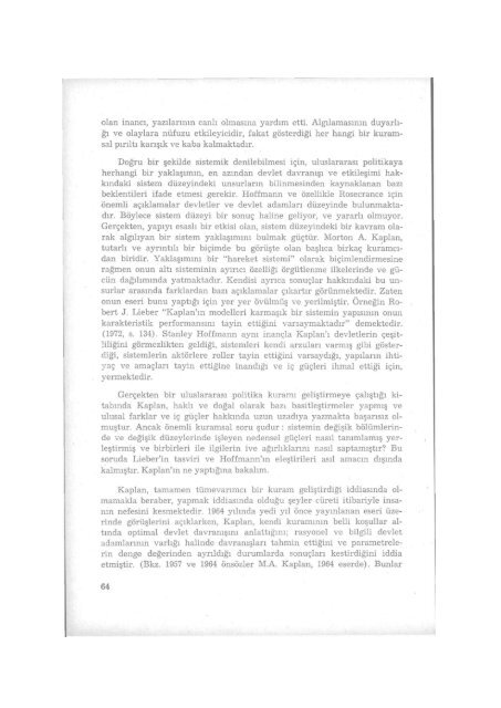 PDF Dosyası - Ankara Üniversitesi Kitaplar Veritabanı