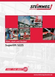 Superlift S225 - Steinweg-BÃ¶cker