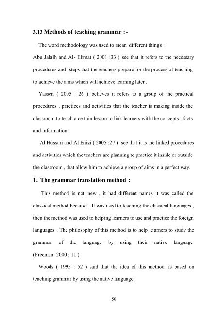 The Effect Of Using Concept Map s On Achieving English Grammar ...