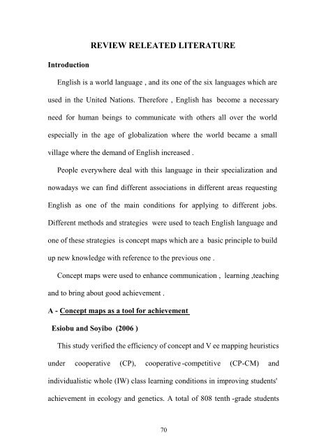 The Effect Of Using Concept Map s On Achieving English Grammar ...