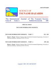 VOLUME 28, No. 4 (2009) - Tsunami Society International