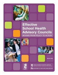 shac manual - North Carolina Healthy Schools