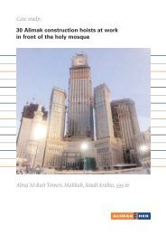 Abraj Al-Bait Towers - Alimak Hek Group AB