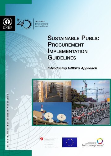 sustainable public procurement implementation guidelines - DTIE