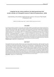 Longitud de pie como predictor de edad gestacional del reciÃ©n ...