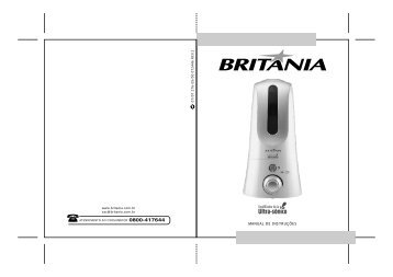276 05 00 Rev2 Folheto de Instruções Umidificador Ultra ... - Britânia