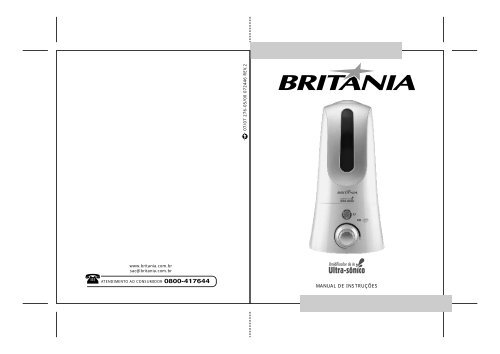 276 05 00 Rev2 Folheto de Instruções Umidificador Ultra ... - Britânia