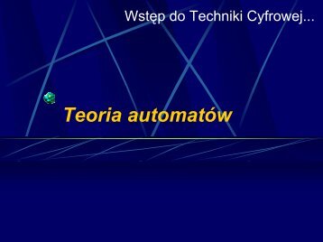 Teoria automatÃ³w