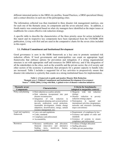 A comparative analysis of Disaster Risk management Practices in ...